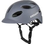 Exclusky Fahrradhelm Herren mit Wiederaufladbarem USB-Sicherheitslicht Fahrradhelm Damen MTB Helm für Stadt-Pendler Trekking Rennrad Trail (M/L)