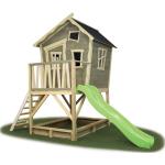 Reduzierte EXIT Toys Crooky Nachhaltige Spieltürme & Stelzenhäuser aus Zeder mit Rutsche 