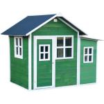 Grüne EXIT Toys Loft Nachhaltige Spielhäuser & Kinderspielhäuser aus Zedernholz mit Dach Elementbauweise 