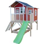 Braune Moderne EXIT Toys Loft Spielhäuser & Kinderspielhäuser aus Zedernholz mit Rutsche 