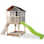 Graue EXIT Toys Loft Spieltürme & Stelzenhäuser aus Zeder mit Dach 