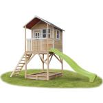 Weiße Spielhäuser & Kinderspielhäuser aus Zedernholz mit Dach Elementbauweise 