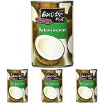 Exotic Food Kokosnusscreme, Fettgehalt: ca. 22%, 400ml (1 x 400 ml Packung) (Packung mit 4)