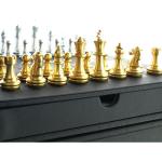 Reduziertes Schach aus Kunstleder 2 Personen 
