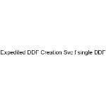 Expedited DDF Creation Svc f single DDF