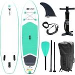 Inflatable SUP-Board EXPLORER "Stand Up Paddleset Explorer 300" Wassersportboards grün (mint, weiß) Stand Paddle