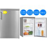 Exquisit Kühlschrank mit Gefrierfach Grau EEK D freistehend 85x55cm HxB 109L