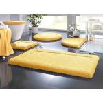 Gelbe bader Badgarnitur Sets aus Polyester maschinenwaschbar 