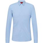 Hellblaue HUGO BOSS HUGO Kentkragen Hemden mit Kent-Kragen aus Polyamid für Herren 