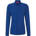 Blaue HUGO BOSS HUGO Kentkragen Hemden mit Kent-Kragen aus Polyamid für Herren 