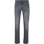 Graue Elegante HUGO BOSS BOSS Slim Fit Jeans aus Leder für Herren Weite 29, Länge 30 