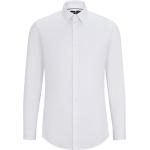 Weiße HUGO BOSS BOSS Slim Fit Hemden aus Baumwollmischung für Herren 