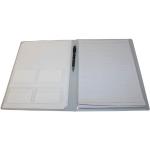 Weiße Schreibmappen & Collegemappen DIN A4 aus Kunststoff klein 