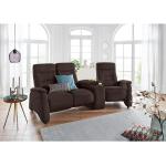 exxpo - sofa fashion 3-Sitzer, braun, braun
