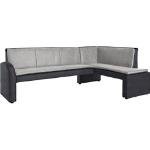 exxpo - sofa fashion Eckbank Cortado, Frei im Raum stellbar schwarz Sitzbänke Nachhaltige Möbel