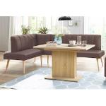 exxpo - sofa fashion Eckbank Costa, Frei im Raum stellbar braun Eckbänke Sitzbänke Stühle