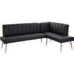 exxpo - sofa fashion Eckbank Costa, Frei im Raum stellbar schwarz Eckbänke Sitzbänke Stühle