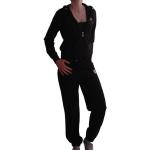 EyeCatch - All Star Damen Trainingsanzug Jogginganzug mit Kapuze schwarz, Gr. XL