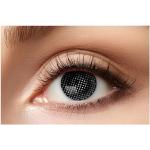 Eyecatcher 84065141-664 - Farbige Kontaktlinsen, 1 Paar, für 12 Monate, Schwarz, Karneval, Fasching, Halloween
