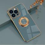 Reduzierte Graue iPhone 12 Pro Hüllen Art: Slim Cases mit Bildern aus Silikon mit Spiegel 