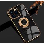 Reduzierte Schwarze iPhone 13 Pro Hüllen Art: Slim Cases mit Bildern aus Silikon mit Spiegel 