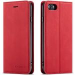 Rote Retro iPhone 7 Hüllen 2020 Art: Flip Cases mit Bildern aus Glattleder stoßfest 