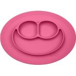 Pinke Emoji Smiley Teller 27 cm aus Silikon 