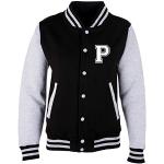 Schwarze Sportliche Atmungsaktive Ezyshirt College Jacken für Kinder & Baseball Jacken für Kinder für Jungen Größe 152 