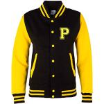 Schwarze Sportliche Atmungsaktive Ezyshirt College Jacken für Kinder & Baseball Jacken für Kinder für Jungen Größe 152 