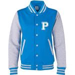 Blaue Sportliche Atmungsaktive Ezyshirt College Jacken für Kinder & Baseball Jacken für Kinder für Jungen Größe 152 