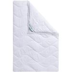 Weiße Gesteppte 4-Jahreszeiten-Bettdecken & Ganzjahresdecken aus Polyester trocknergeeignet 155x220 