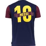 F. C. Barcelona Herren T-Shirt Lionel Messi, offizielle Kollektion, Erwachsenengröße L blau