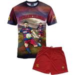 Blaue FC Barcelona Kinder T-Shirts für Jungen 