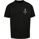 Schwarze Unifarbene Oversize F4nt4stic Rundhals-Ausschnitt T-Shirts für Herren Größe 5 XL 