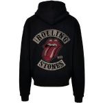 Schwarze Casual F4nt4stic Rolling Stones Herrensweatshirts aus Baumwolle mit Kapuze Größe 5 XL Große Größen 
