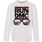 Weiße Hip Hop Langärmelige F4nt4stic Run DMC Longsleeves für Kinder & Kinderlangarmshirts aus Baumwolle maschinenwaschbar für Jungen Größe 158 