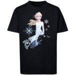 F4NT4STIC T-Shirt Disney Frozen 2 Elsa Nokk Wassergeist Pferd Silhouette schwarz
