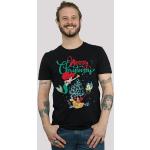 Schwarze F4nt4stic Toy Story Arielle T-Shirts mit Maus-Motiv für Herren Einheitsgröße Weihnachten 