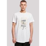 Reduzierte Weiße Casual F4nt4stic Harry Potter Dobby Rundhals-Ausschnitt T-Shirts aus Baumwolle für Herren Größe XS 