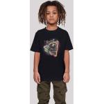 Schwarze F4nt4stic Deadpool Rocket Raccoon Printed Shirts für Kinder & Druck-Shirts für Kinder Größe 158 