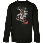 F4NT4STIC T-Shirt Skateboarder Print