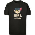 Schwarze F4nt4stic Tom und Jerry Kinder T-Shirts aus Baumwolle maschinenwaschbar für Jungen Größe 146 