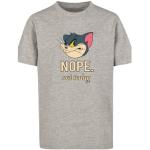 Graue F4nt4stic Tom und Jerry Kinder T-Shirts aus Baumwolle maschinenwaschbar für Jungen Größe 134 