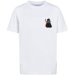 Weiße F4nt4stic Katzen Shirts für Kinder mit Tiermotiv aus Baumwolle maschinenwaschbar für Jungen Größe 122 