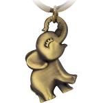 Silberne Elefanten-Schlüsselanhänger aus Rosegold für Damen 