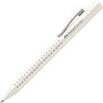 Weiße Faber Castell Grip Kugelschreiber aus Kunststoff 
