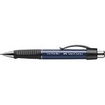 Marineblaue Faber Castell Grip Kugelschreiber aus Kunststoff 