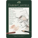 Reduzierte Schwarze Faber Castell Pastellkreiden 12-teilig 