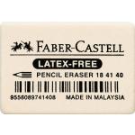 Weiße Faber Castell Radiergummis 