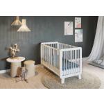 Beige Moderne Babyzimmermöbel aus Kiefer höhenverstellbar 60x120 